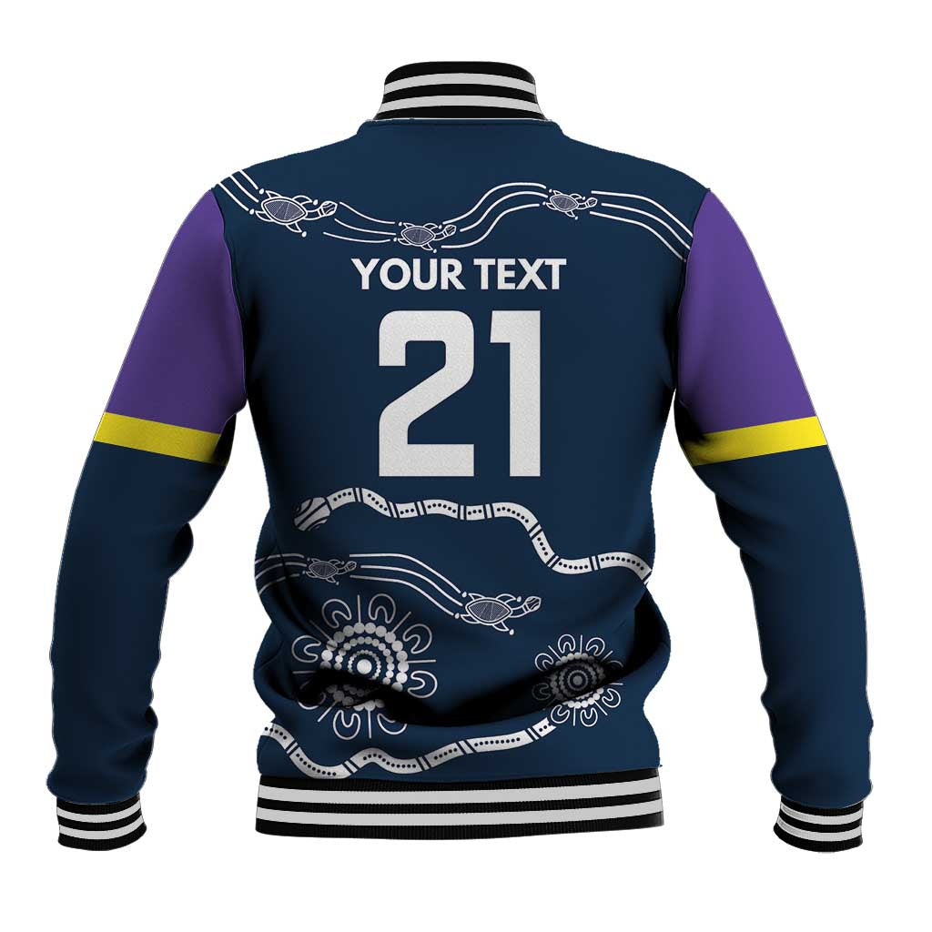 Custom Storm Spirit Baseball Jacket Road to Glory Indigenous Aboriginal - Aussie Hoodie