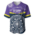 Custom Storm Spirit Baseball Jersey Road to Glory Indigenous Aboriginal - Aussie Hoodie