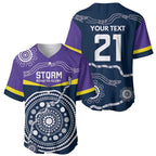 Custom Storm Spirit Baseball Jersey Road to Glory Indigenous Aboriginal - Aussie Hoodie