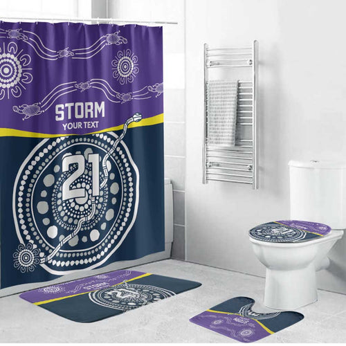 Custom Storm Spirit Bathroom Set Road to Glory Indigenous Aboriginal - Aussie Hoodie