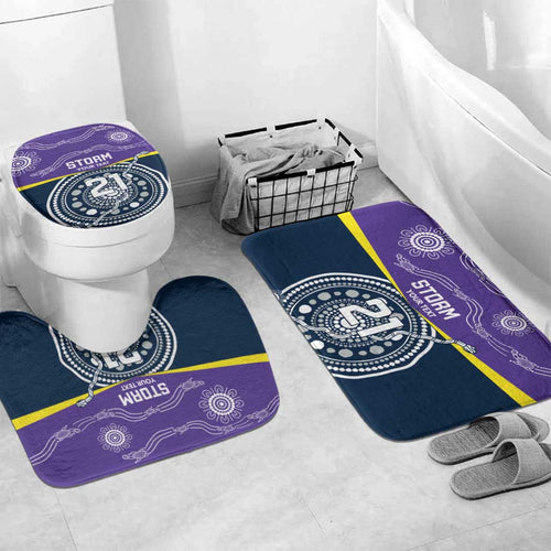 Custom Storm Spirit Bathroom Set Road to Glory Indigenous Aboriginal - Aussie Hoodie