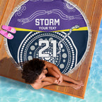 Custom Storm Spirit Beach Blanket Road to Glory Indigenous Aboriginal - Aussie Hoodie