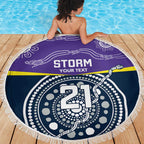 Custom Storm Spirit Beach Blanket Road to Glory Indigenous Aboriginal - Aussie Hoodie