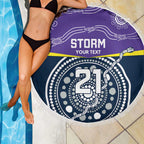 Custom Storm Spirit Beach Blanket Road to Glory Indigenous Aboriginal - Aussie Hoodie