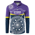 Custom Storm Spirit Button Sweatshirt Road to Glory Indigenous Aboriginal - Aussie Hoodie