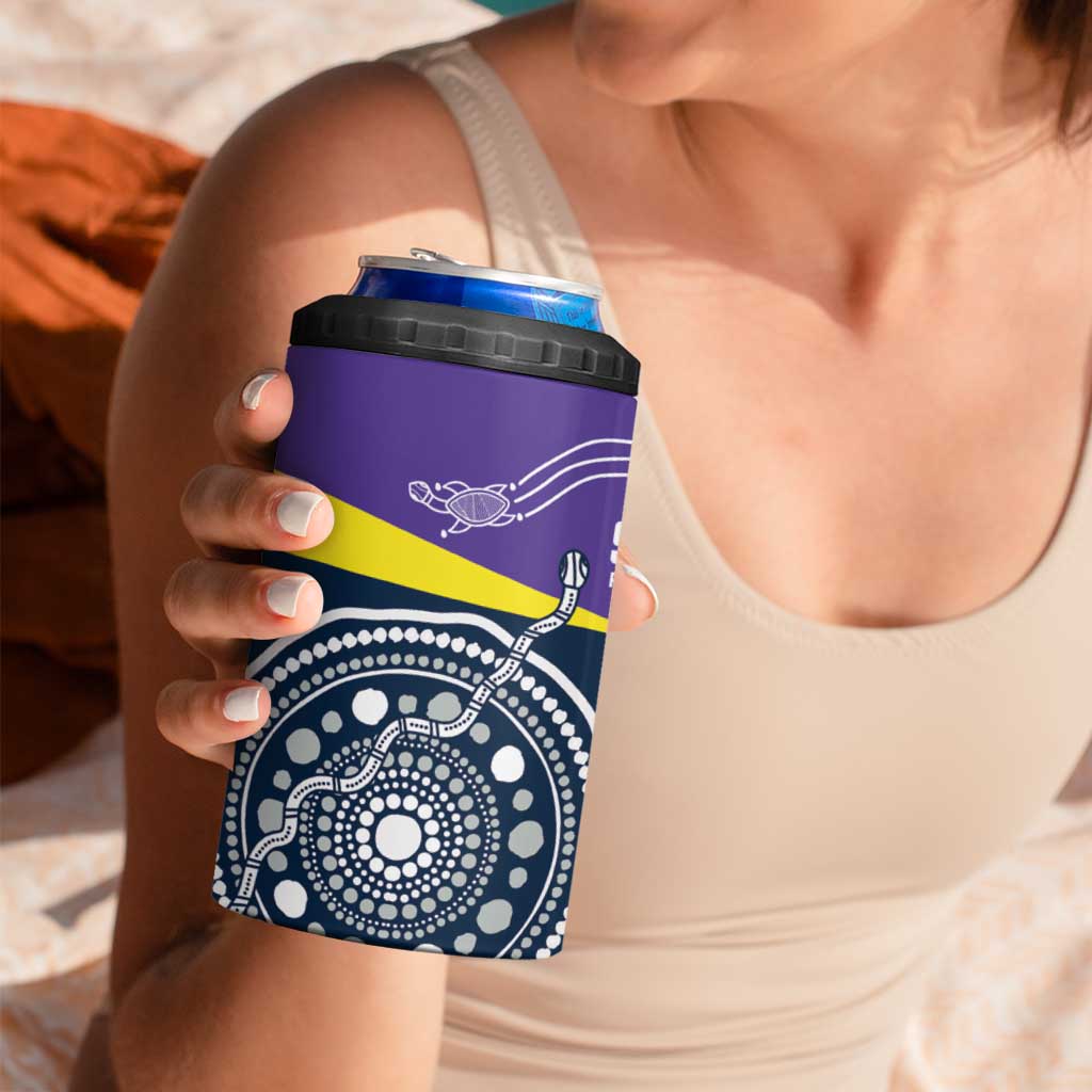 Custom Storm Spirit 4 in 1 Can Cooler Tumbler Road to Glory Indigenous Aboriginal - Aussie Hoodie