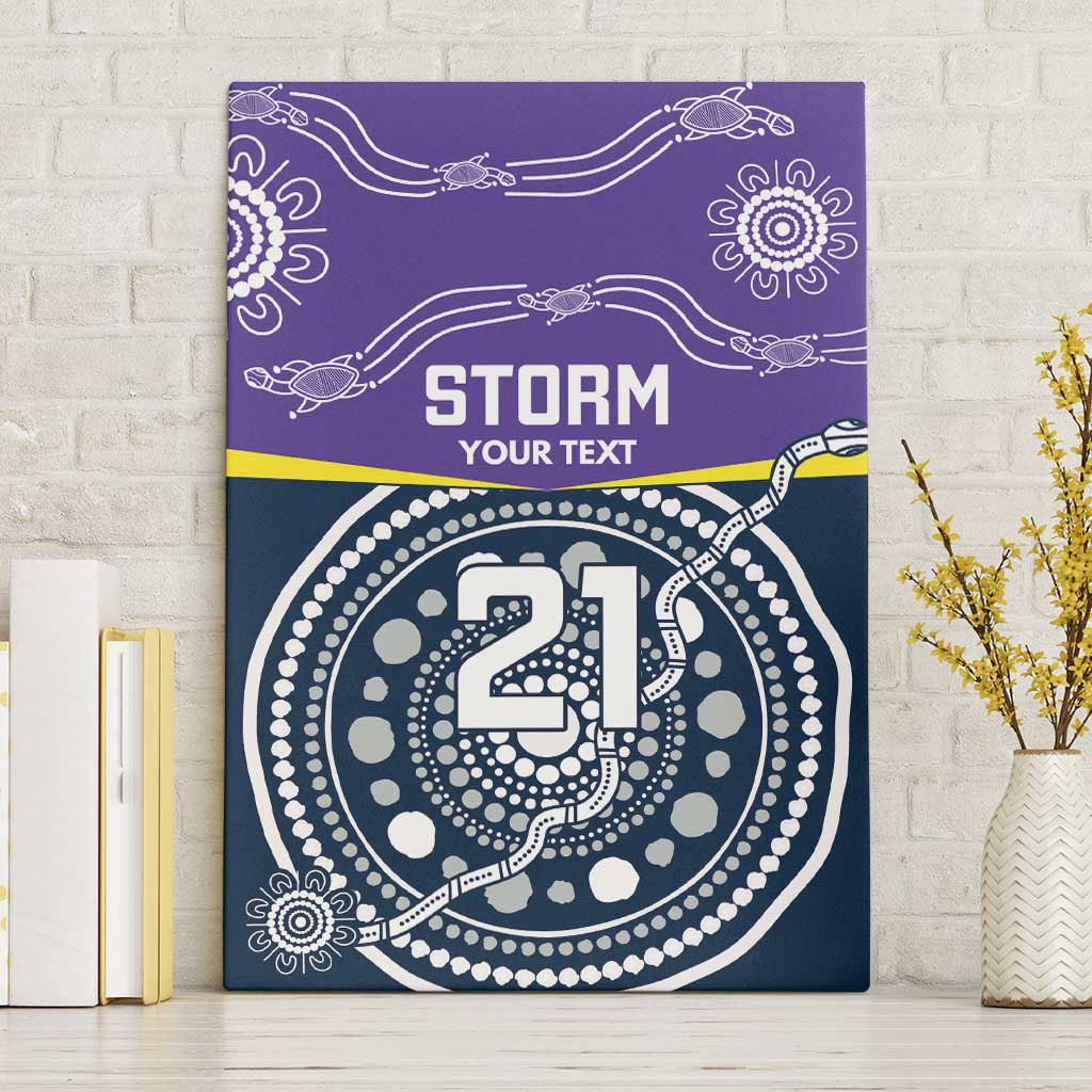 Custom Storm Spirit Canvas Wall Art Road to Glory Indigenous Aboriginal - Aussie Hoodie
