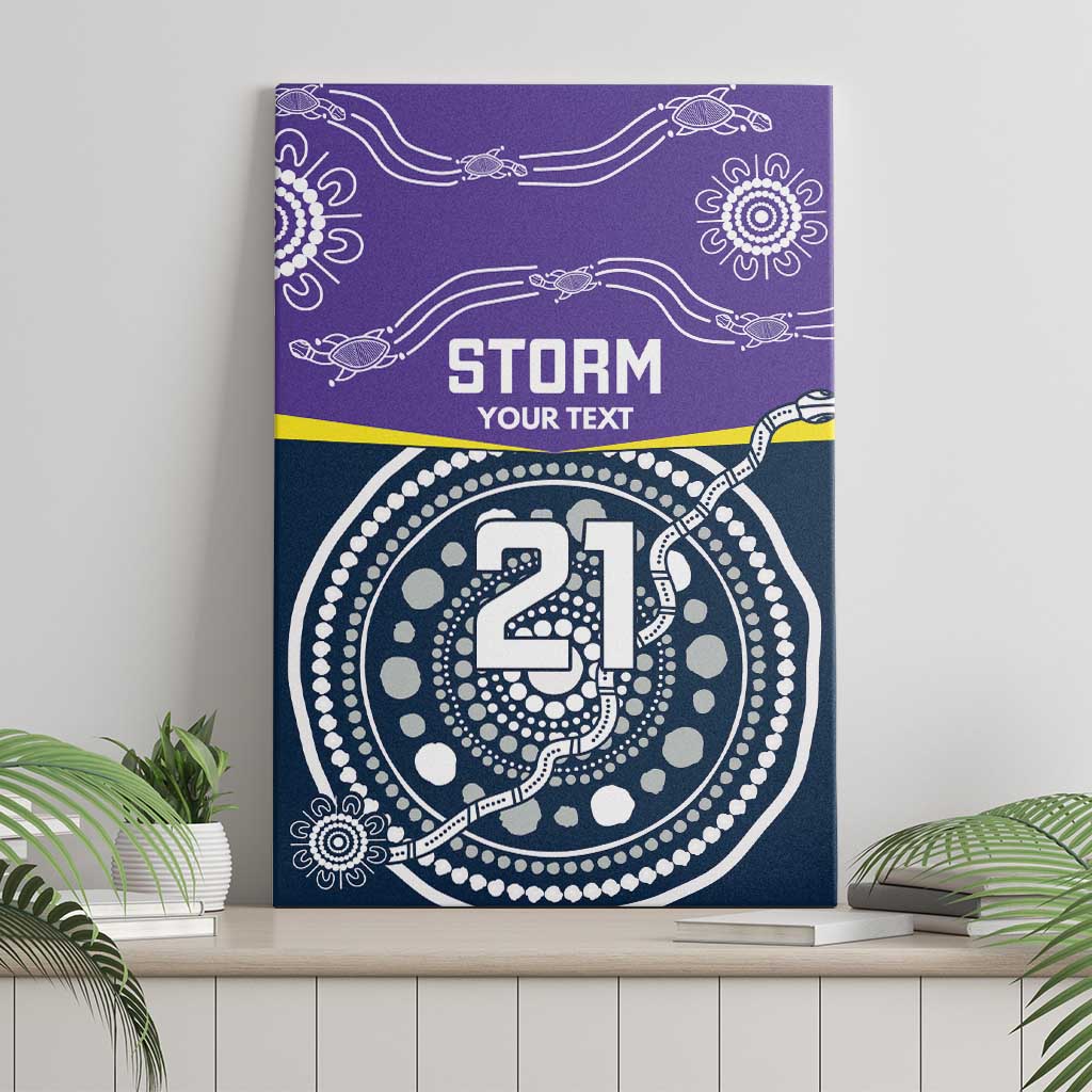 Custom Storm Spirit Canvas Wall Art Road to Glory Indigenous Aboriginal - Aussie Hoodie