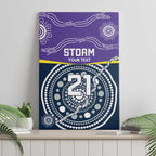 Custom Storm Spirit Canvas Wall Art Road to Glory Indigenous Aboriginal - Aussie Hoodie