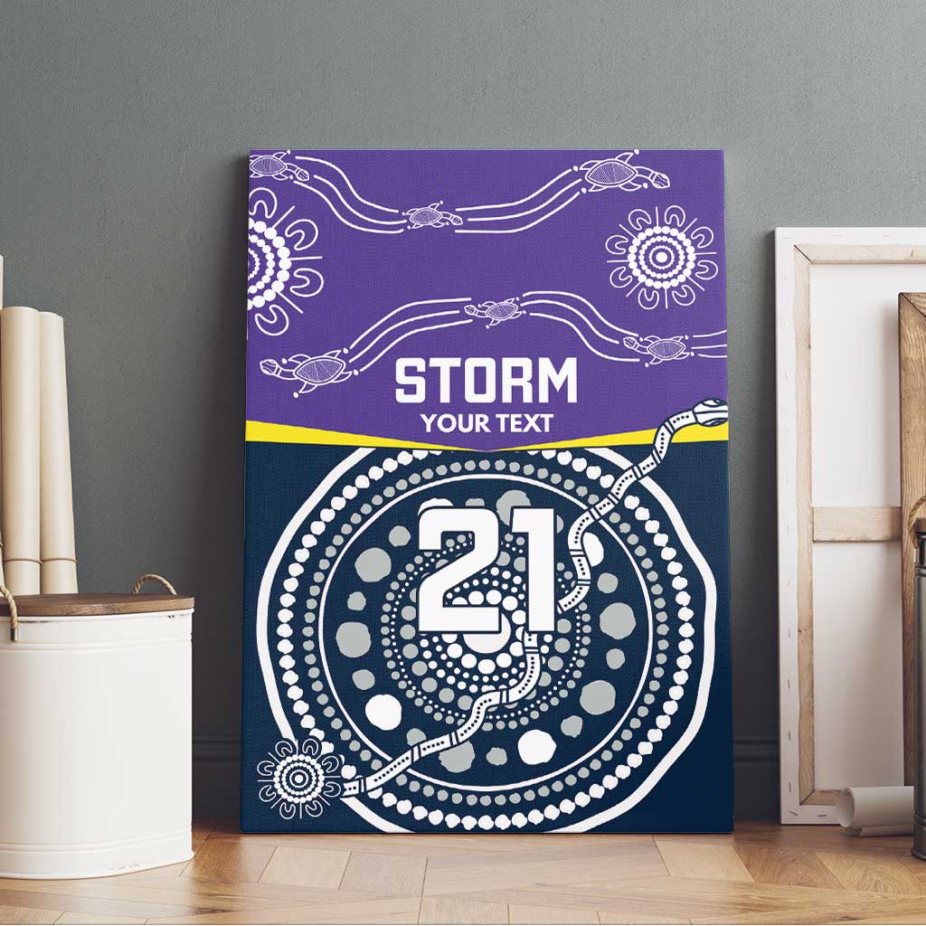 Custom Storm Spirit Canvas Wall Art Road to Glory Indigenous Aboriginal - Aussie Hoodie