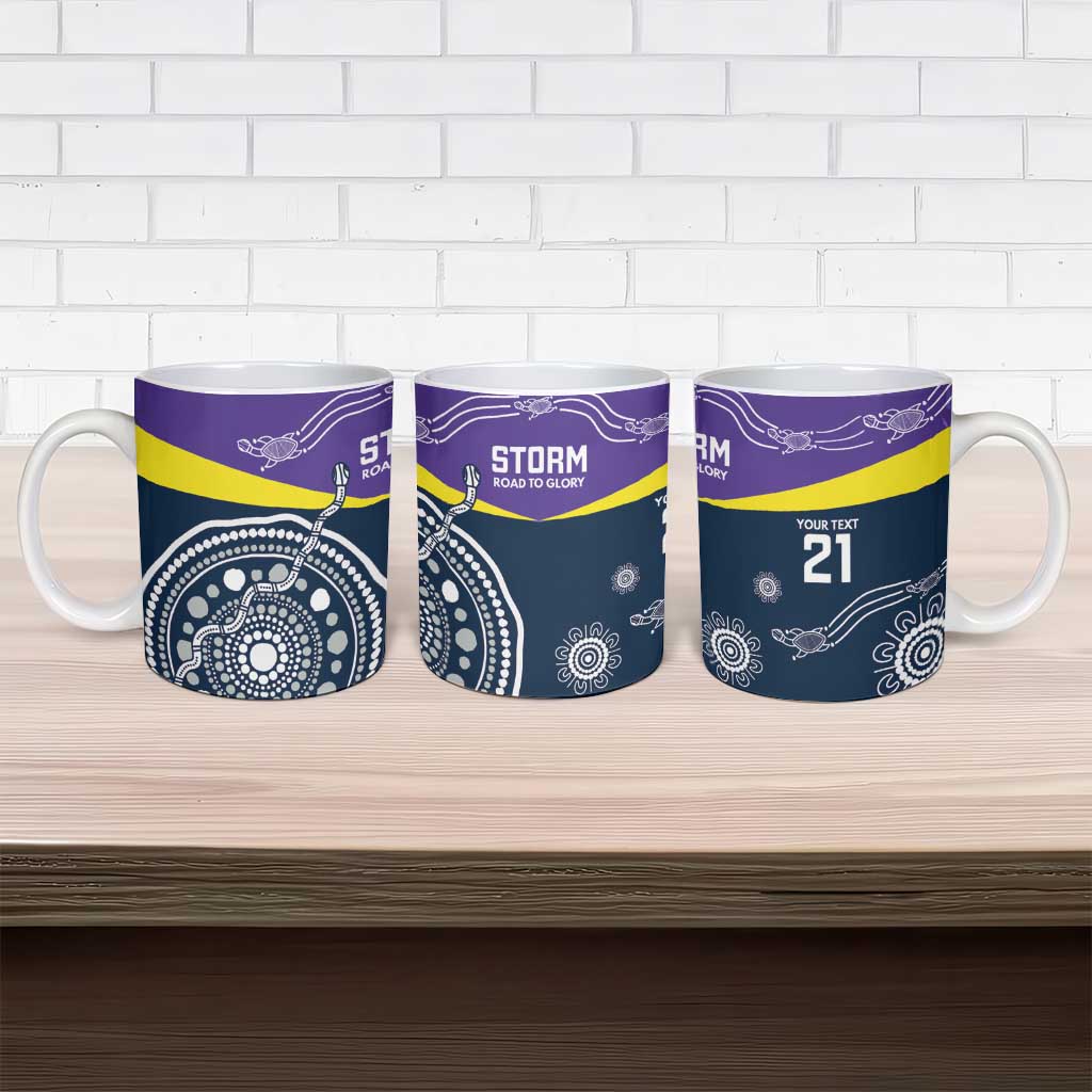 Custom Storm Spirit Ceramic Mug Road to Glory Indigenous Aboriginal - Aussie Hoodie