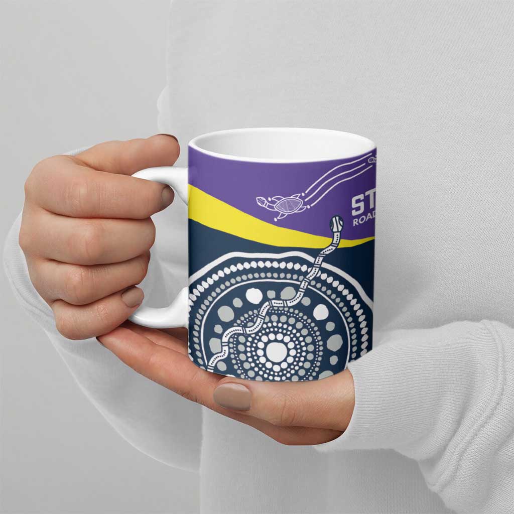 Custom Storm Spirit Ceramic Mug Road to Glory Indigenous Aboriginal - Aussie Hoodie