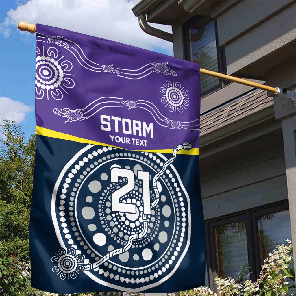Custom Storm Spirit Garden Flag Road to Glory Indigenous Aboriginal - Aussie Hoodie