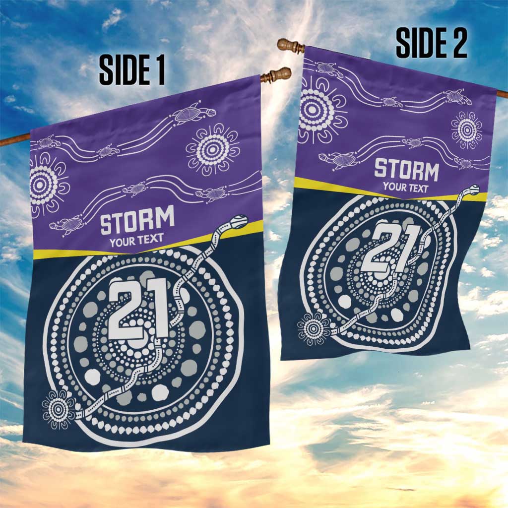 Custom Storm Spirit Garden Flag Road to Glory Indigenous Aboriginal - Aussie Hoodie