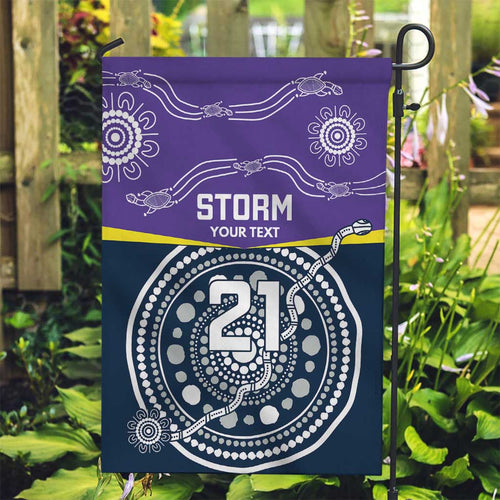 Custom Storm Spirit Garden Flag Road to Glory Indigenous Aboriginal - Aussie Hoodie