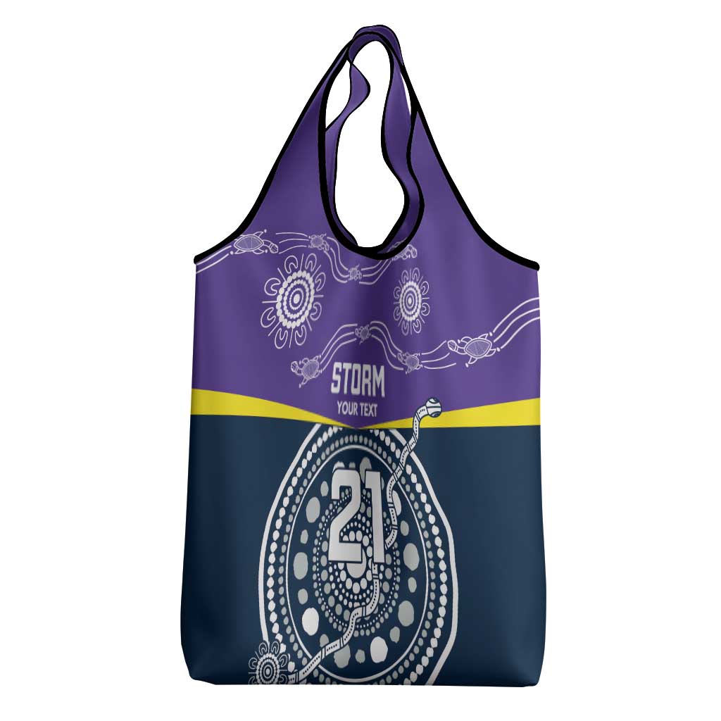 Custom Storm Spirit Grocery Bag Road to Glory Indigenous Aboriginal - Aussie Hoodie