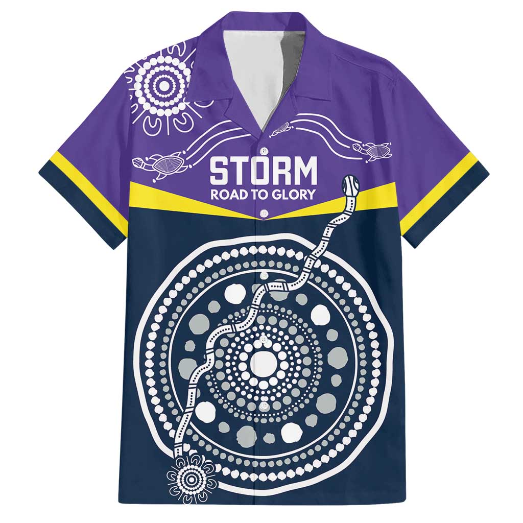 Custom Storm Spirit Hawaiian Shirt Road to Glory Indigenous Aboriginal - Aussie Hoodie