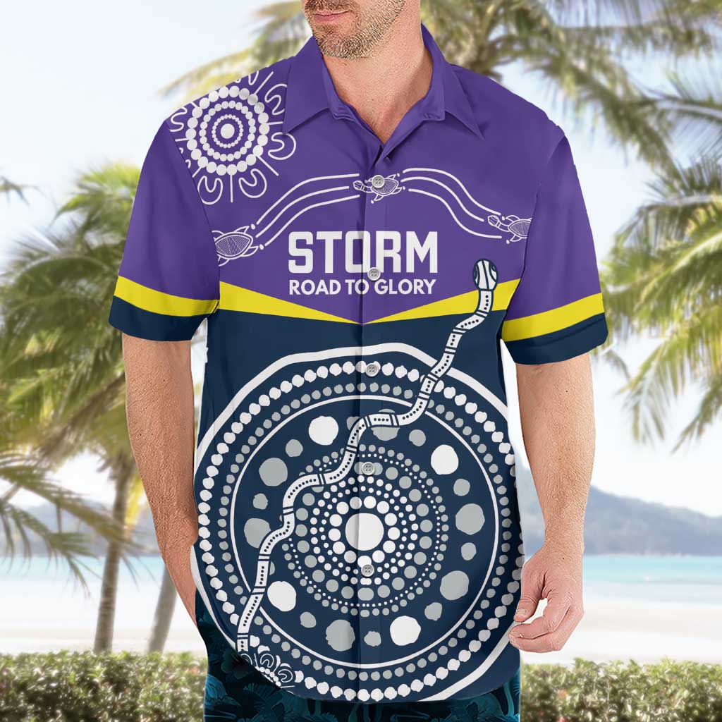 Custom Storm Spirit Hawaiian Shirt Road to Glory Indigenous Aboriginal - Aussie Hoodie
