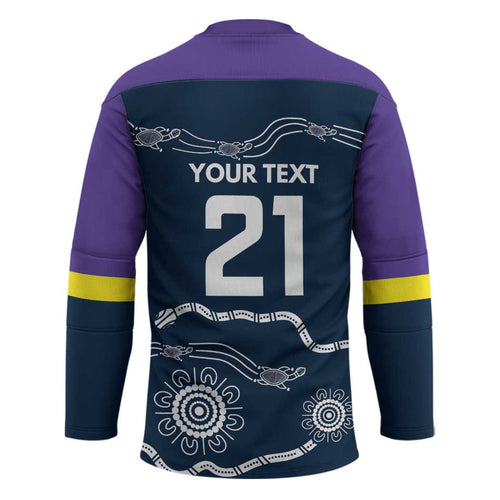 Custom Storm Spirit Hockey Jersey Road to Glory Indigenous Aboriginal - Aussie Hoodie