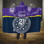Custom Storm Spirit Hooded Blanket Road to Glory Indigenous Aboriginal - Aussie Hoodie