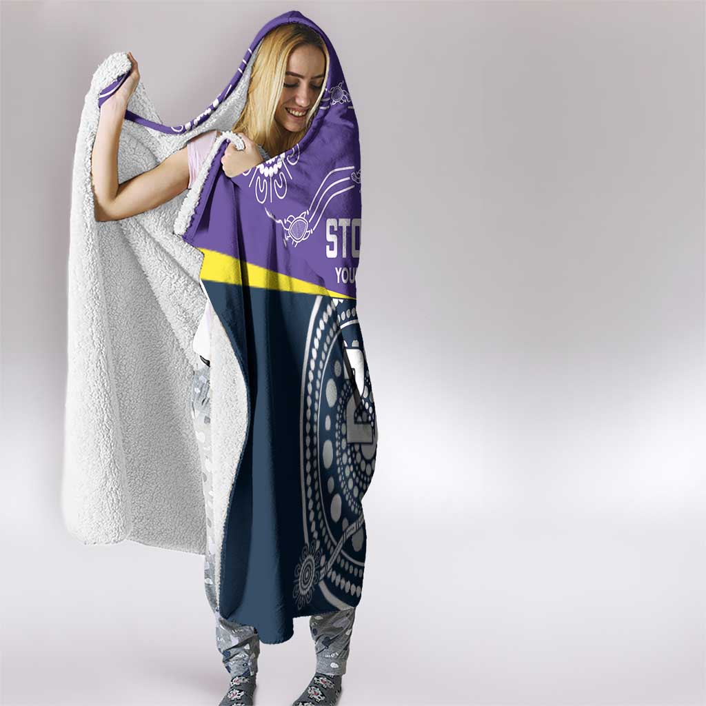 Custom Storm Spirit Hooded Blanket Road to Glory Indigenous Aboriginal - Aussie Hoodie