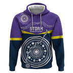 Custom Storm Spirit Hoodie Road to Glory Indigenous Aboriginal - Aussie Hoodie