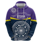 Custom Storm Spirit Hoodie Road to Glory Indigenous Aboriginal - Aussie Hoodie