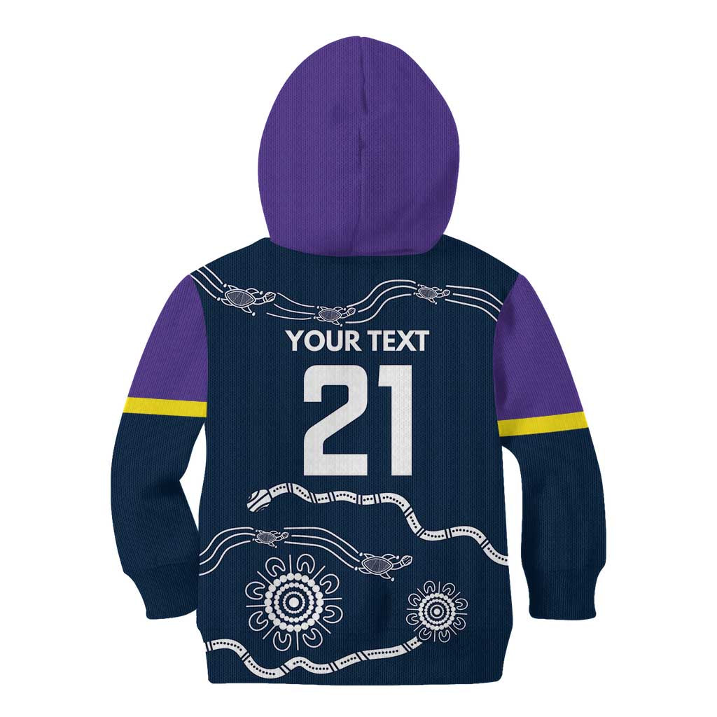 Custom Storm Spirit Kid Hoodie Road to Glory Indigenous Aboriginal - Aussie Hoodie