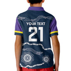 Custom Storm Spirit Kid Polo Shirt Road to Glory Indigenous Aboriginal - Aussie Hoodie