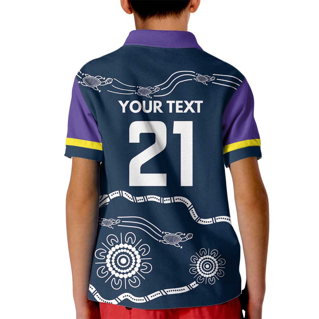 Custom Storm Spirit Kid Polo Shirt Road to Glory Indigenous Aboriginal - Aussie Hoodie