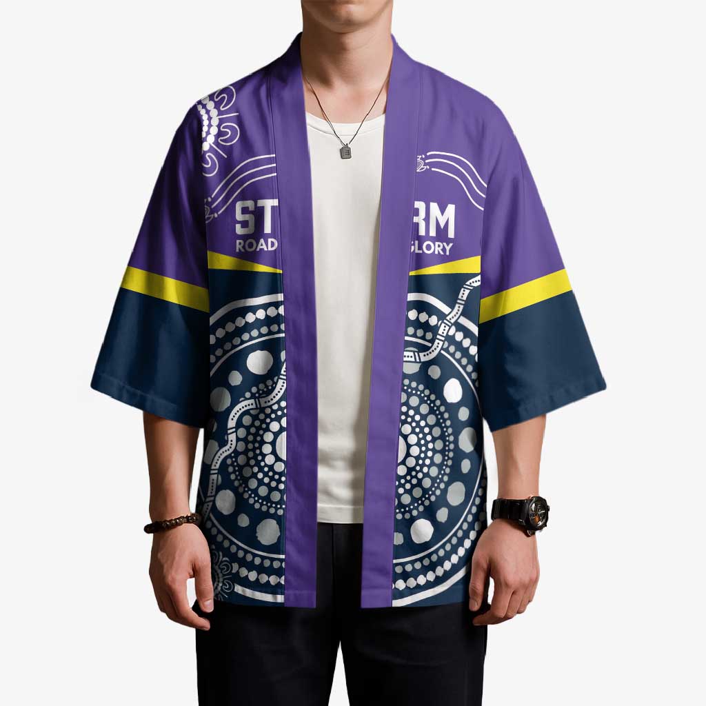 Custom Storm Spirit Kimono Road to Glory Indigenous Aboriginal - Aussie Hoodie