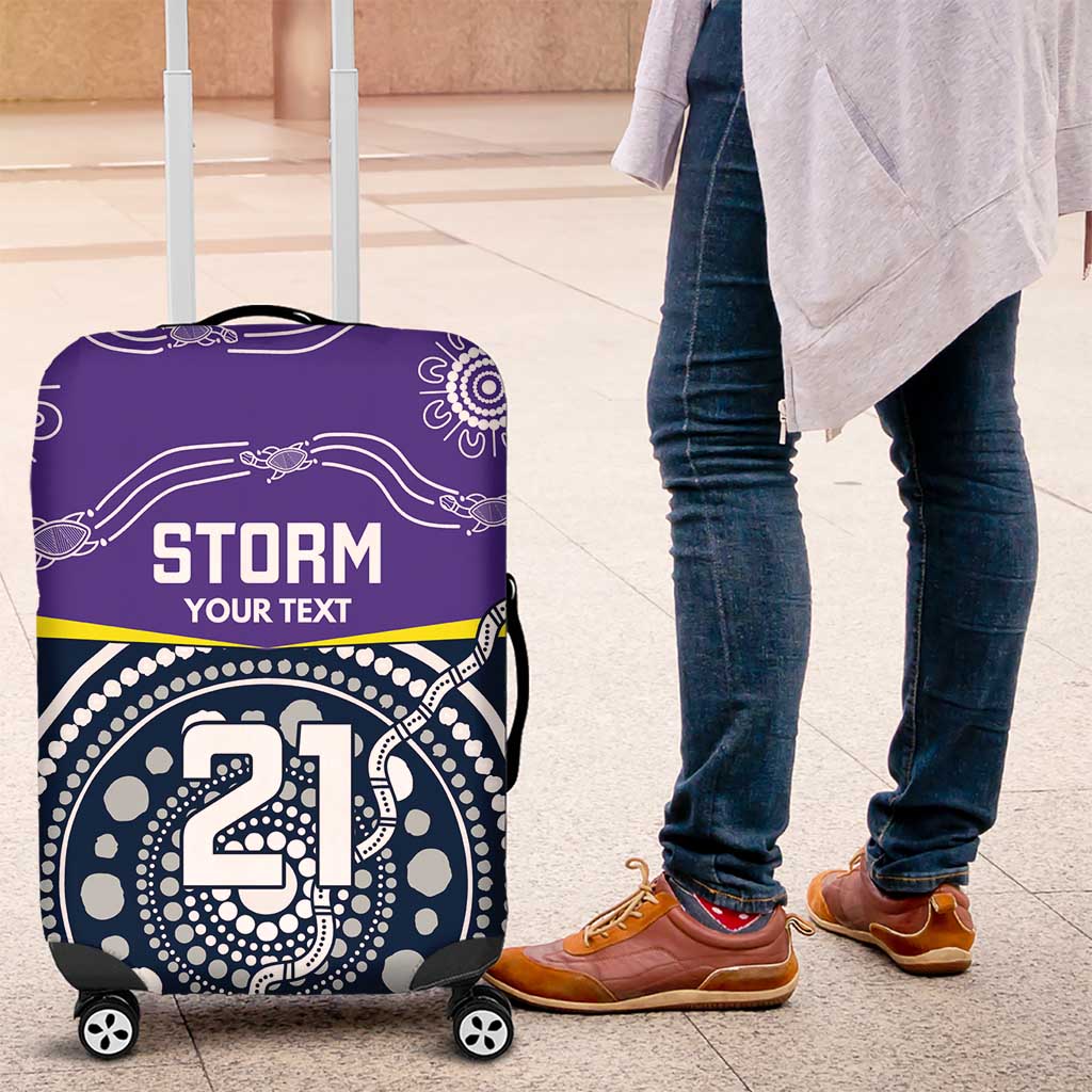 Custom Storm Spirit Luggage Cover Road to Glory Indigenous Aboriginal - Aussie Hoodie