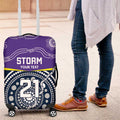 Custom Storm Spirit Luggage Cover Road to Glory Indigenous Aboriginal - Aussie Hoodie