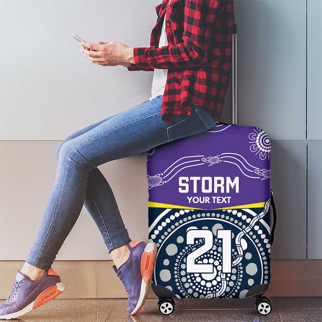 Custom Storm Spirit Luggage Cover Road to Glory Indigenous Aboriginal - Aussie Hoodie