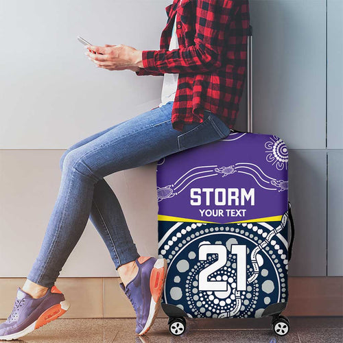 Custom Storm Spirit Luggage Cover Road to Glory Indigenous Aboriginal - Aussie Hoodie