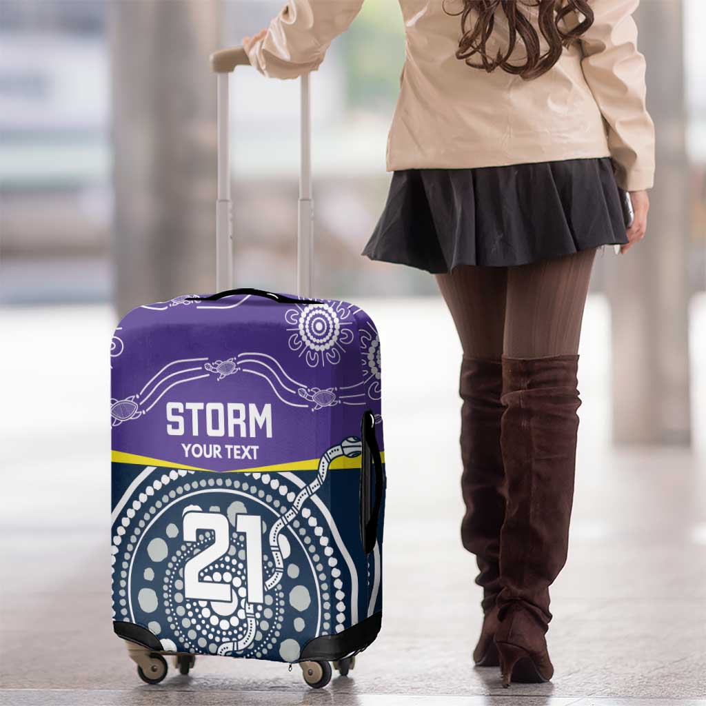 Custom Storm Spirit Luggage Cover Road to Glory Indigenous Aboriginal - Aussie Hoodie