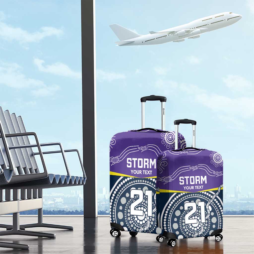 Custom Storm Spirit Luggage Cover Road to Glory Indigenous Aboriginal - Aussie Hoodie