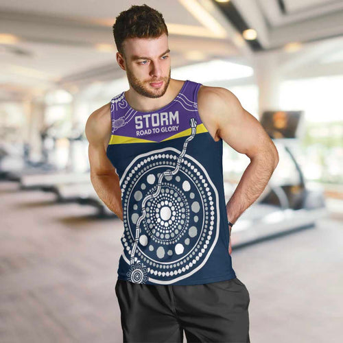 Custom Storm Spirit Men Tank Top Road to Glory Indigenous Aboriginal - Aussie Hoodie