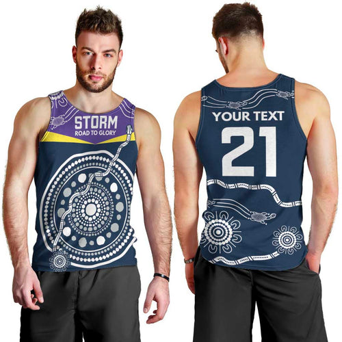 Custom Storm Spirit Men Tank Top Road to Glory Indigenous Aboriginal - Aussie Hoodie
