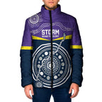 Custom Storm Spirit Padded Jacket Road to Glory Indigenous Aboriginal - Aussie Hoodie