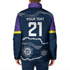 Custom Storm Spirit Padded Jacket Road to Glory Indigenous Aboriginal - Aussie Hoodie