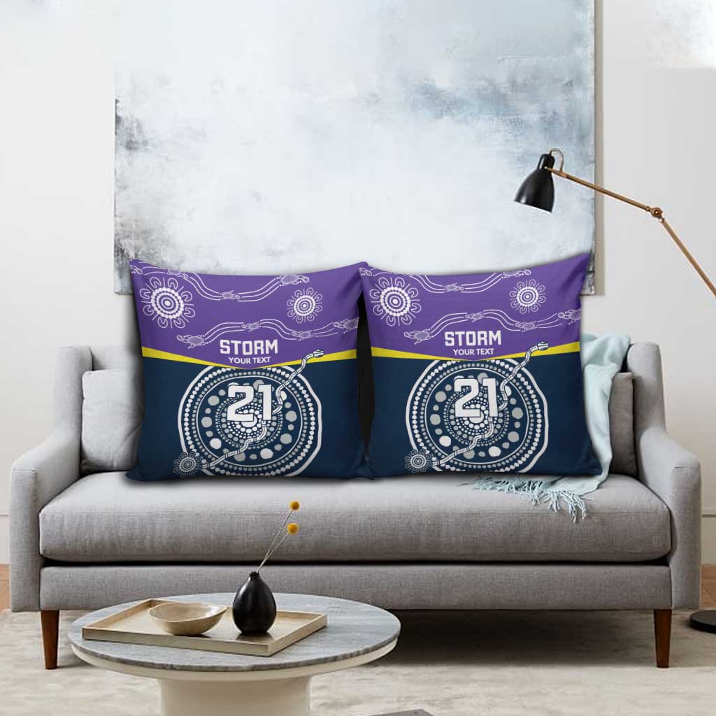 Custom Storm Spirit Pillow Cover Road to Glory Indigenous Aboriginal - Aussie Hoodie
