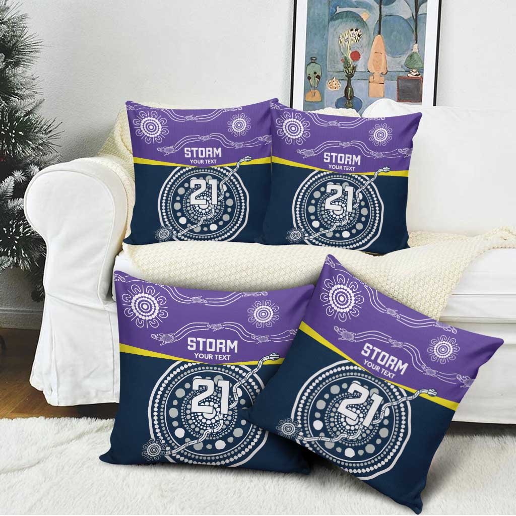 Custom Storm Spirit Pillow Cover Road to Glory Indigenous Aboriginal - Aussie Hoodie