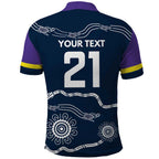 Custom Storm Spirit Polo Shirt Road to Glory Indigenous Aboriginal - Aussie Hoodie