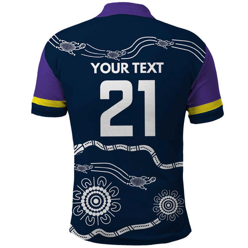 Custom Storm Spirit Polo Shirt Road to Glory Indigenous Aboriginal - Aussie Hoodie