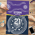 Custom Storm Spirit Puzzle Road to Glory Indigenous Aboriginal - Aussie Hoodie