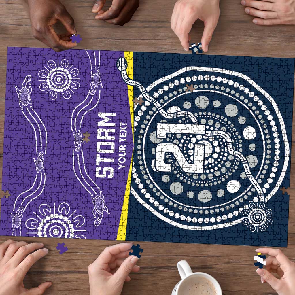 Custom Storm Spirit Puzzle Road to Glory Indigenous Aboriginal - Aussie Hoodie