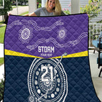 Custom Storm Spirit Quilt Road to Glory Indigenous Aboriginal - Aussie Hoodie