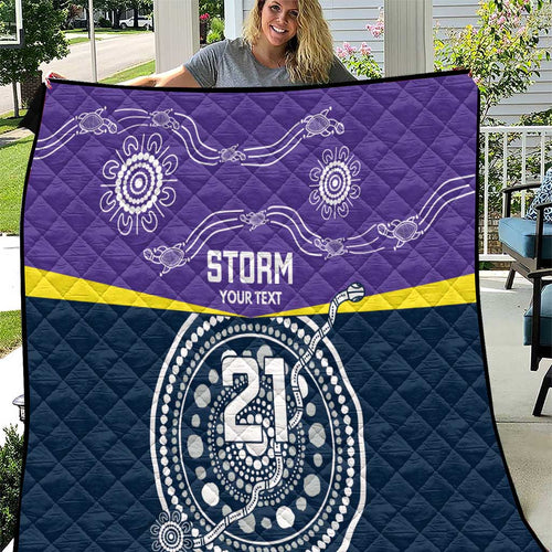 Custom Storm Spirit Quilt Road to Glory Indigenous Aboriginal - Aussie Hoodie
