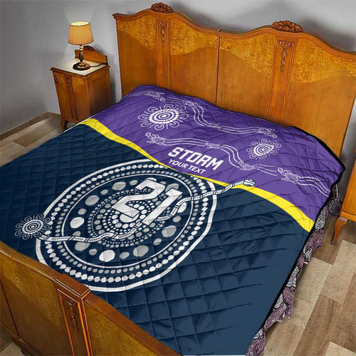 Custom Storm Spirit Quilt Road to Glory Indigenous Aboriginal - Aussie Hoodie